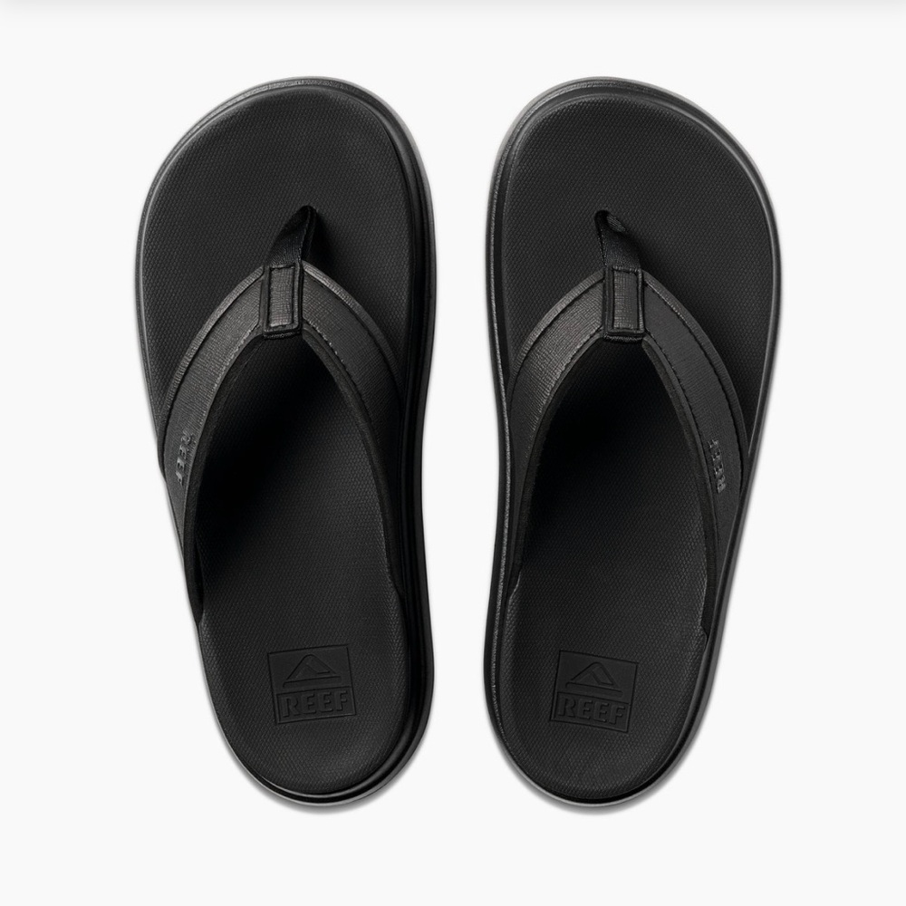 Reef Black Flip Flops Cushion Bondi